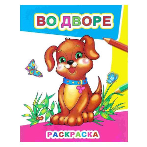 Раскраска звездочка. Во дворе 9785000335420