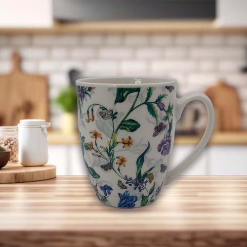 Кружка керамическая 380мл Орхидея Радужный Дом РД83369