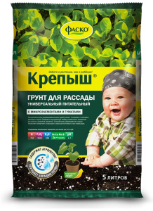 Грунт для рассады 5л Крепыш Фаско