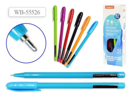 Ручка шариковая, синяя, 0,7мм, ассорти WB-55526