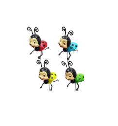 Фигурка садовая пластиковая на металл. стежне 60см Божьи коровки, цвета в ассортименте РЦ Восток 731-887