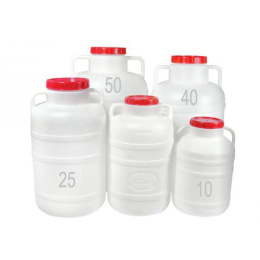 Фляга  25л пластиковая пищевая, горловина d-25см Альтернатива М045