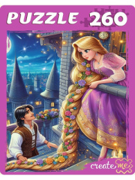 Пазлы  260 элементов Красивая принцесса и принц УК260-1991