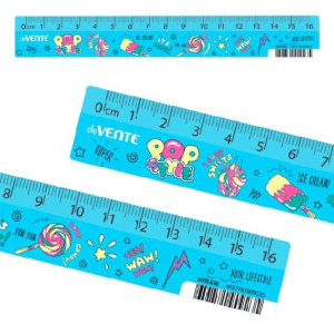 Линейка пластиковая 16см Devente Pop Style 5091338