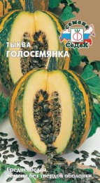 Тыква твердокорая Голосемянка 1г цветной пакет Седек