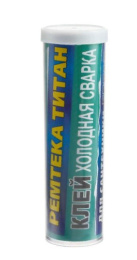 Клей (холодная сварка) Титан для сантехники белый 55г Ремтека РМ 0104