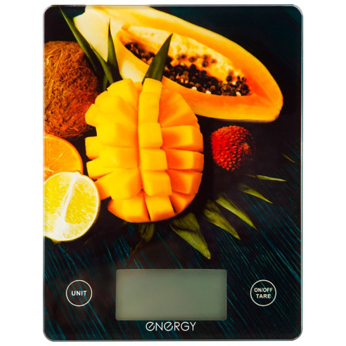 Весы кухонные электронные до 10кг EN-433A, стеклянные Energy 110068