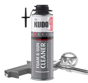 Очиститель монтажной пены FOAM&GUN CLEANER, KUDO, 650мл KUPP06C