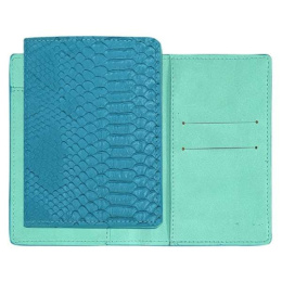 Обложка для паспорта Devente Clair, искусственная кожа, бирюзовый 1030009