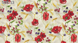 Клеенка столовая на нетканой основе с увеличенным наложением Мажор 1,35х20м Колорит 508/13