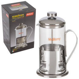 Френч-пресс 0,6л нержавеющая сталь+стекло Alito Mallony 950150