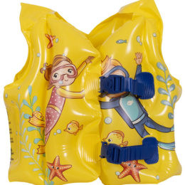 Жилет для плавания надувной 43х35см Мир океана, от 3 до 6 лет Sunclub 32207