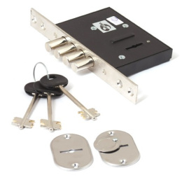 Замок врезной Меттэм ЗВ8 190.0.0, 3 ключа Меттэм 17538