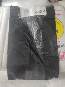 Пакет Майка 30х55см 15мкм, черный НФ-00000627