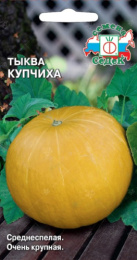 Тыква крупноплодная Купчиха 2г цветной пакет Седек