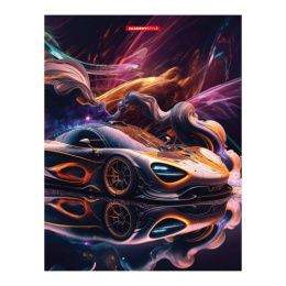 Блокнот А5  64 листа Огненная машина 11114