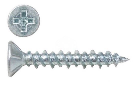 Саморез оконный 4,1х35 белый цинк 1610-435