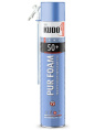 Пена монтажная KUDO HOME 50+ бытовая всесезон, 1000 мл KUPH10U50+