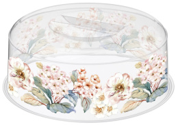 Крышка для СВЧ пластиковая d-25см Bergamo с декором, бесцветный IDIland 221159801/00