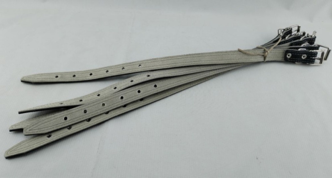 Ошейник для собак №7  2,5х60см кожа, спилок