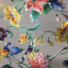 Клеенка столовая на тканевой основе с ПВХ покрытием металлик 1,37х20м Grace DB5003