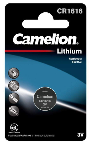 Батарейка Camelion литиевая CR-1616 ( 1шт. на блистере) ЭН-3070