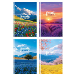 Блокнот А6  64 листа Биз BG Красота природы, книжный переплет еврофомат ББ6Т64_ЛГ 09880