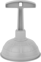 Вантуз резиновый с пластиковой ручкой Disco d-125мм, цвет в ассортименте Spin&Clean SC3203