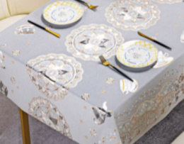 Клеенка столовая на тканевой основе 1,37х20м Марсель 8313В