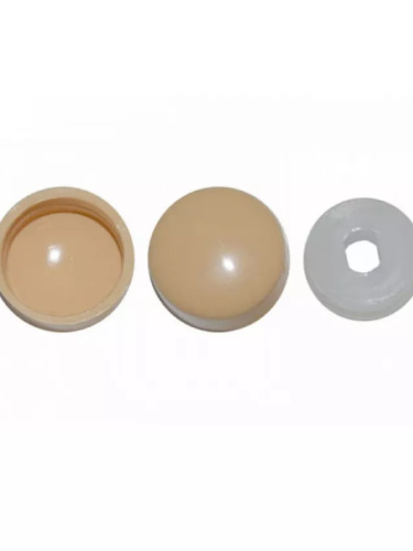 Заглушка 2-х частевая U св. бежевая 15091-5