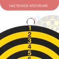 Дартс с дротиками, мишенью 22см 2 дротика, в пластиковой упаковке Onlytop 534872