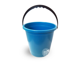 Ведро пластиковое 12л без крышки мерное Волга, цвета в ассортименте Агропласт БК0052
