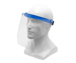 Маска защитная 385х190мм Свона НБТ-01 Эконом, с экраном из поликарбоната Сибртех 89165