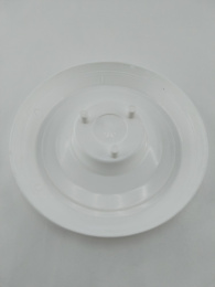 Поддон 250мм пластиковый для подвесного кашпо Глория 4,2л белый 5plast 5PL0202