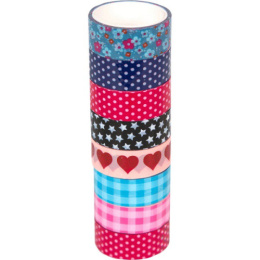 Скотч 15мм х  5м декоративный 40мкм, Devente. Ассорти 9040214