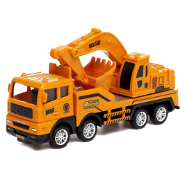 Машина инерционная пластиковая Грузовик Кран, в ассортименте, в пакете 9206220