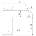 Смеситель для раковины Gappo G1003-6 Gappo 42924