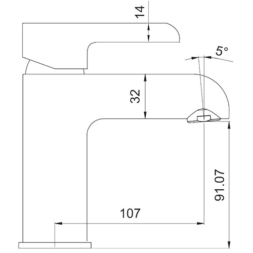 Смеситель для раковины Gappo G1003-6 Gappo 42924