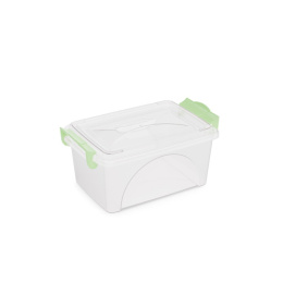 Контейнер для продуктов пластиковый  2,5л прямоугольный с ручками Альтернатива М421