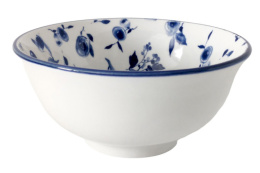 Бульонница фарфоровая без ручек 600мл/150мм Blue calico Коралл WQ2401-625B