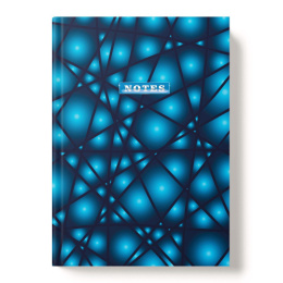 Книжка записная А5 160 листов Витраж, книжный переплет 13487