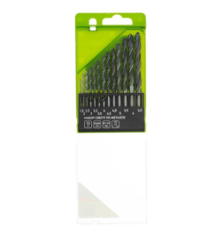 Сверла по металлу  1,5-6,5мм набор 13шт. быстрорежущая сталь цилиндрический хвостовик Сибртех 72346