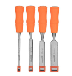 Стамески набор  4шт. пластиковые ударные ручки (плоские 6-12-18-24мм) Sparta 243975