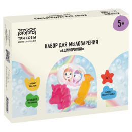 Набор для творчества Мыловарение. Единорожки Три совы 707,353117