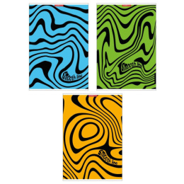 Тетрадь  96 листов А4 Плавные линии 13609/3