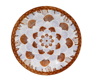 Тарелка фарфоровая мелкая 180мм Кувшинка Lavenir тгк7-1025