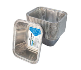 Формы для выпечки алюминиевые одноразовые набор  3шт. 14,4х11,9х4см 430мл Домашний Сундук ДС-374