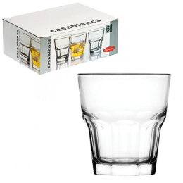 Набор стаканов стеклянных Casablanca 6шт. 265мл низкие V-BLOK, в п/у Pasabahce Турция 52705