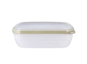 Контейнер для СВЧ пластиковый 1,2л прямоугольный Премиум Полимербыт С562