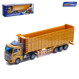 Машина инерционная пластиковая Грузовик Перевозчик 1:48, 32х5х9см, в коробке Автоград 6978429